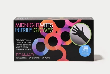 Framar Midnight Mitts Nitrile Gloves Large 100db (SKU:90015) főképe
